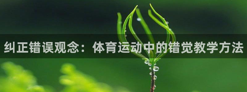 bbin视讯游戏官网：纠正错误观念：体育运动中的错觉教学方法