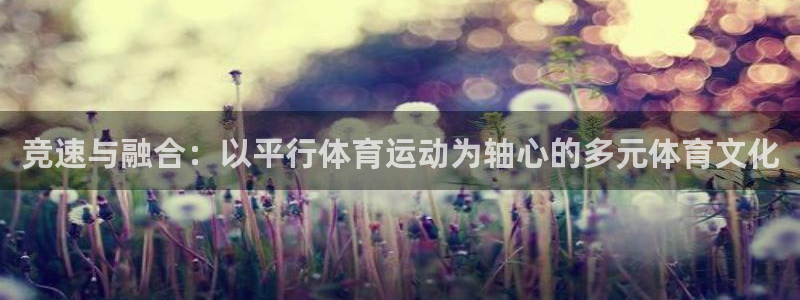 bbin视讯：竞速与融合：以平行体育运动为轴心的多元体育文化